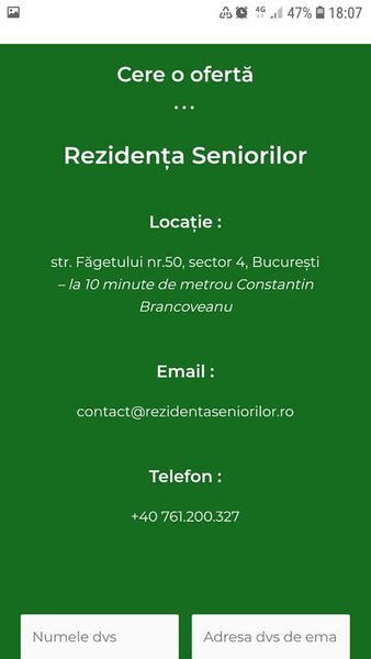 Rezidenta Seniorilor - Camin de batrani